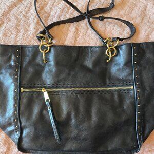 Badgley Mischka Black Leather Purse